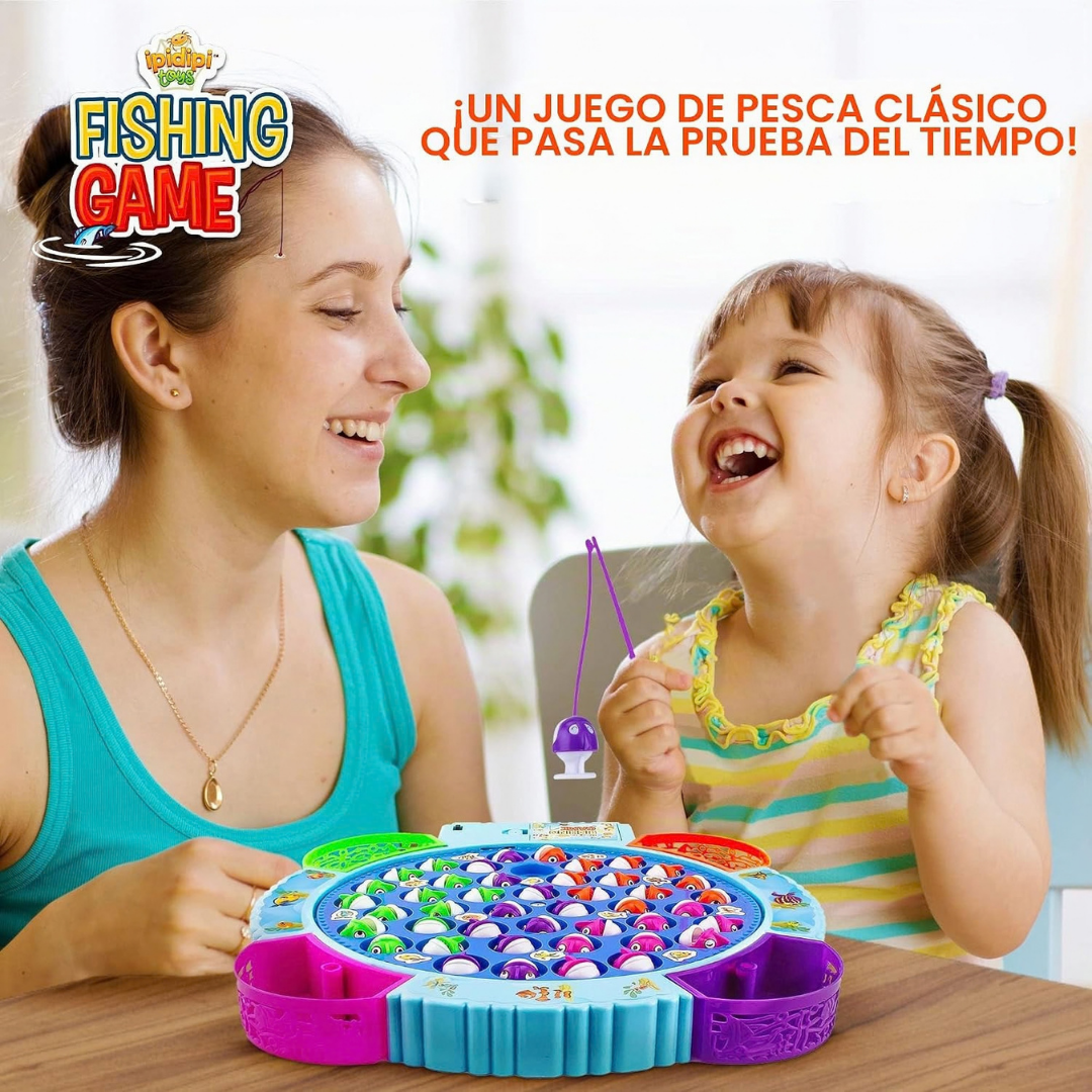 Juego De Pesca Musical y Giratorio